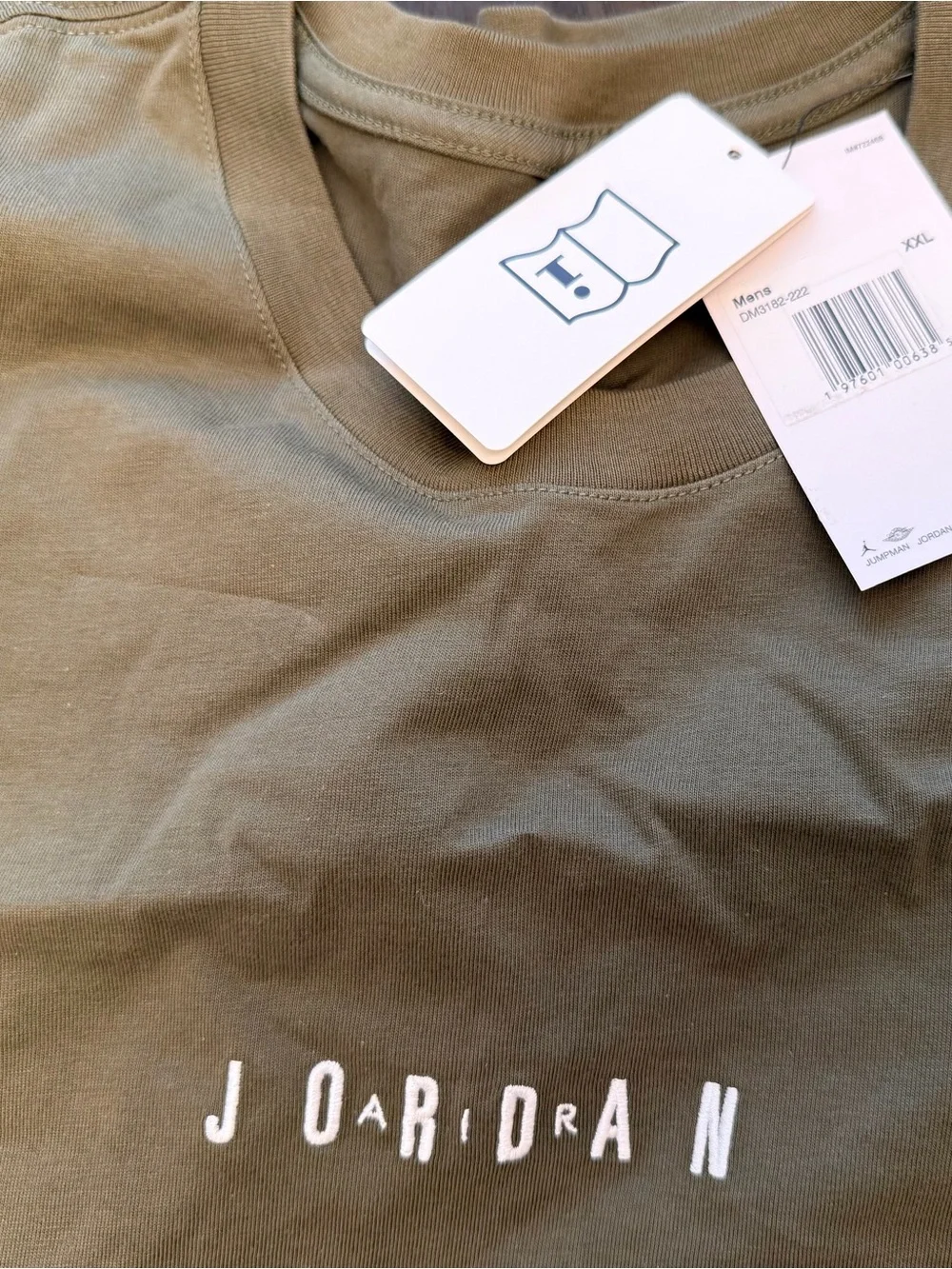 Jordan Olive Green Crewneck Tee